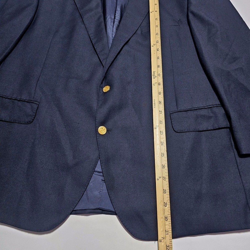 Coppley Sydney Navy Blue 100% Pure Cashmere Blazer Sport Coat Mens 46S Canada - Picture 11 of 14